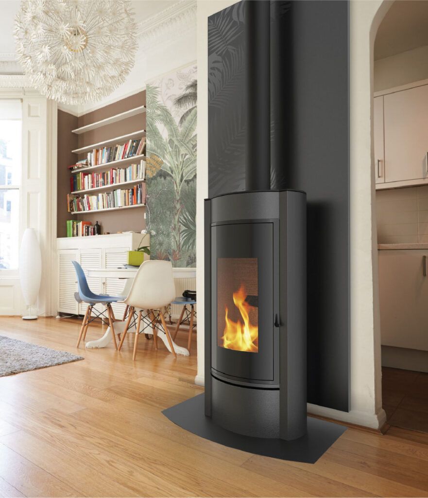 protection murale pour poêle à granulés