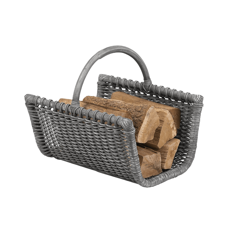 panier a buches avec poignée