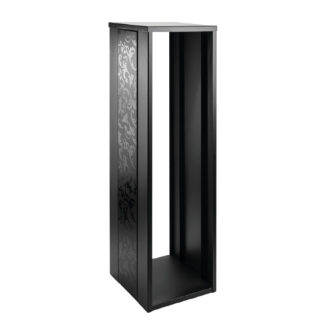 3542641711183-005.10823n3-range-buches-vertical-geverny-acier-noir-givre-verni-brillant-baroque-vide