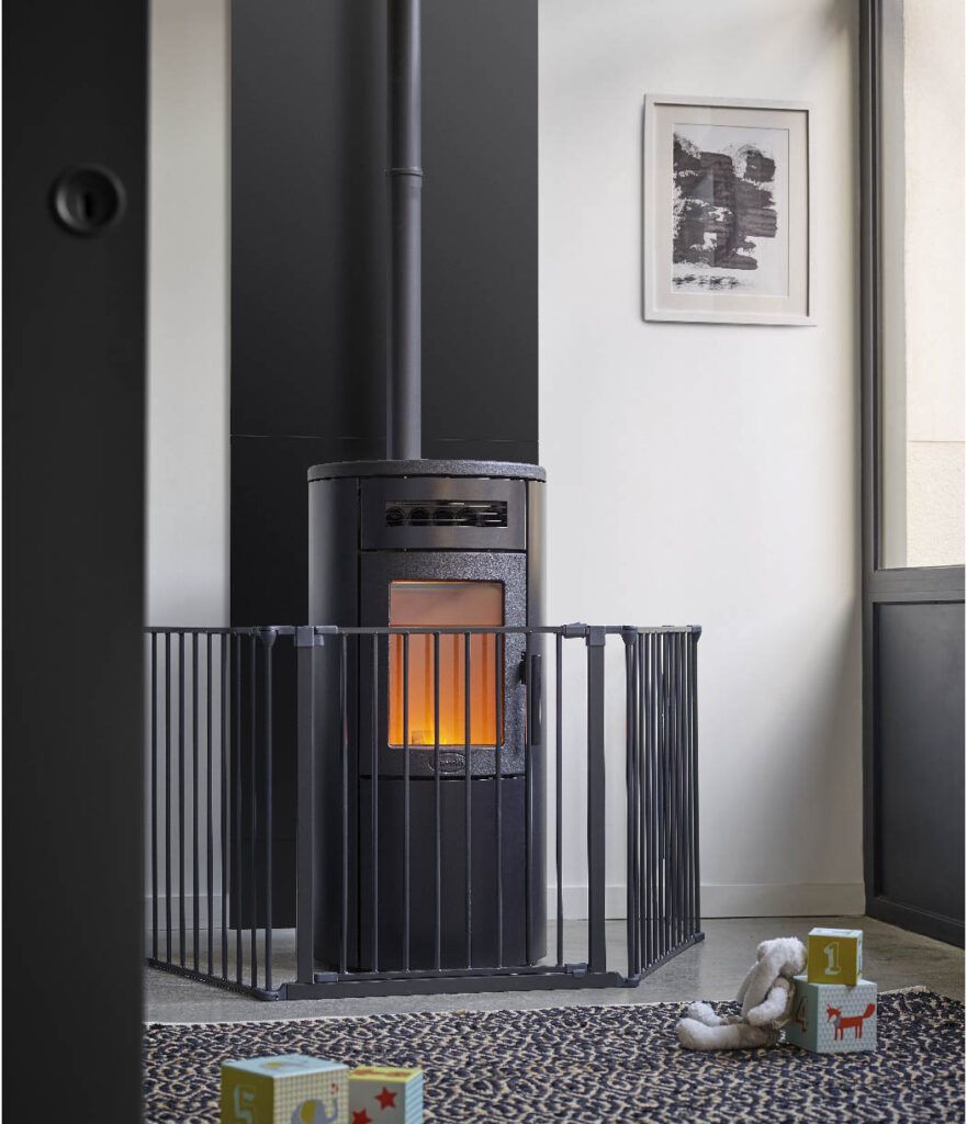 pare feu poêle protection intégrale