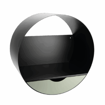 3542641710490-005.10814v10-range-buches-mural-corinthe-acier-noir-givre-tiroir-vert-sauge-vide